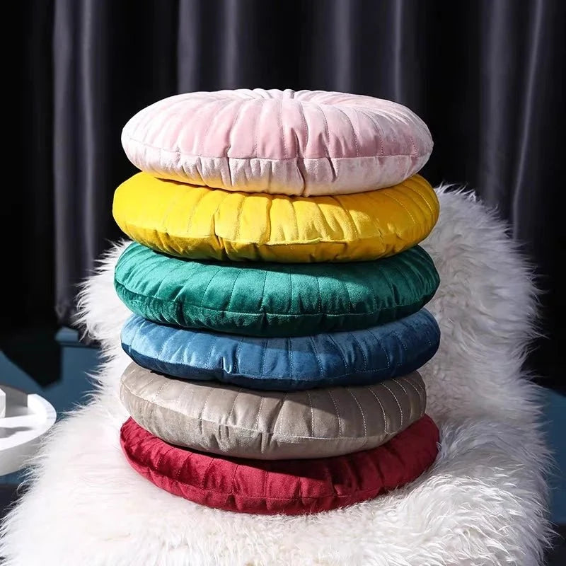 Cushion Fluffy Polyester-Cotton Machine Washable