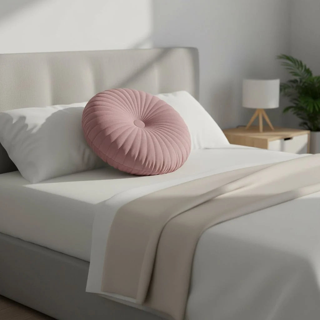 Cushion Fluffy Polyester-Cotton Machine Washable
