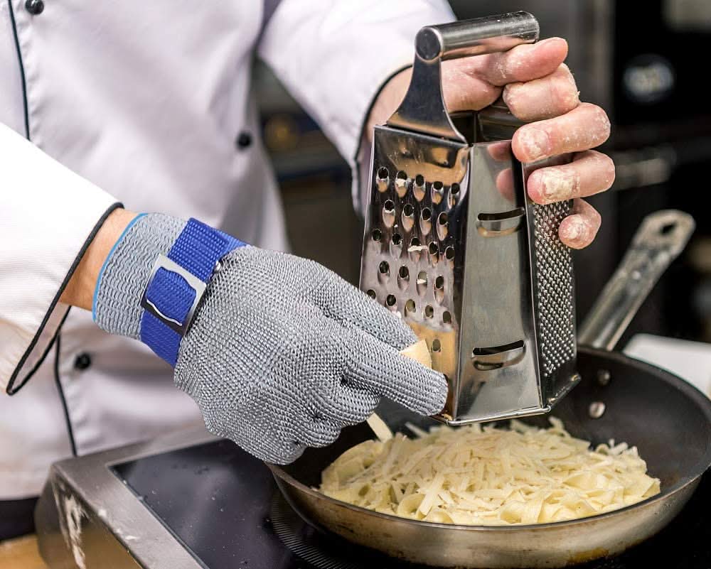 Cut-Resistant Glove Stainless Steel Mesh ANSI A9 Protection