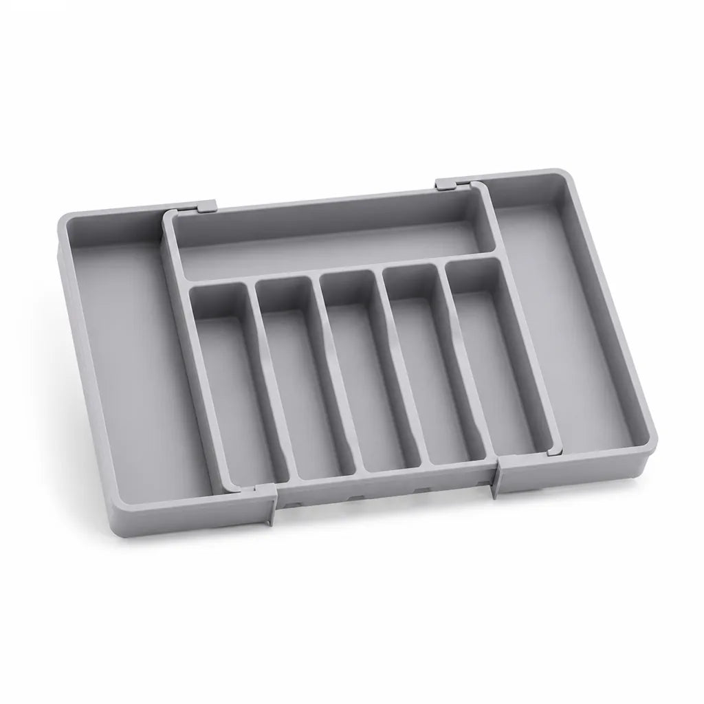 Cutlery Drawer Organizer Adjustable Width Non-Slip & Easy-Clean