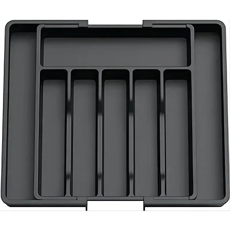 Cutlery Drawer Organizer Extendable Food-Safe Non-Slip
