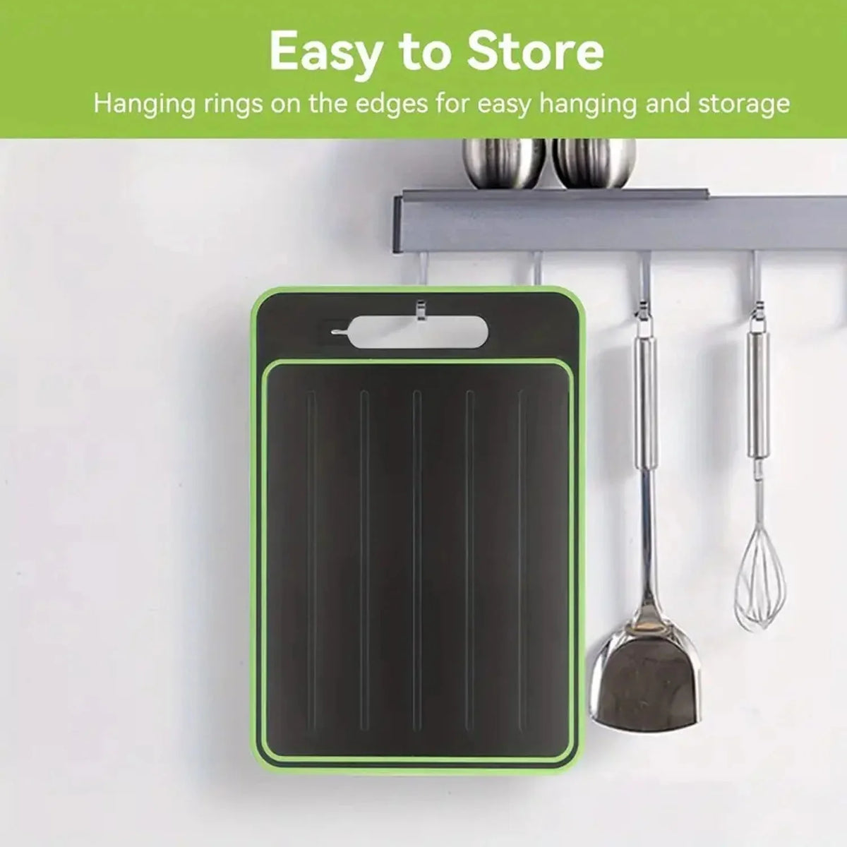 Cutting Board 4-in-1 Defrosting Plate Grater & Knife Sharpener