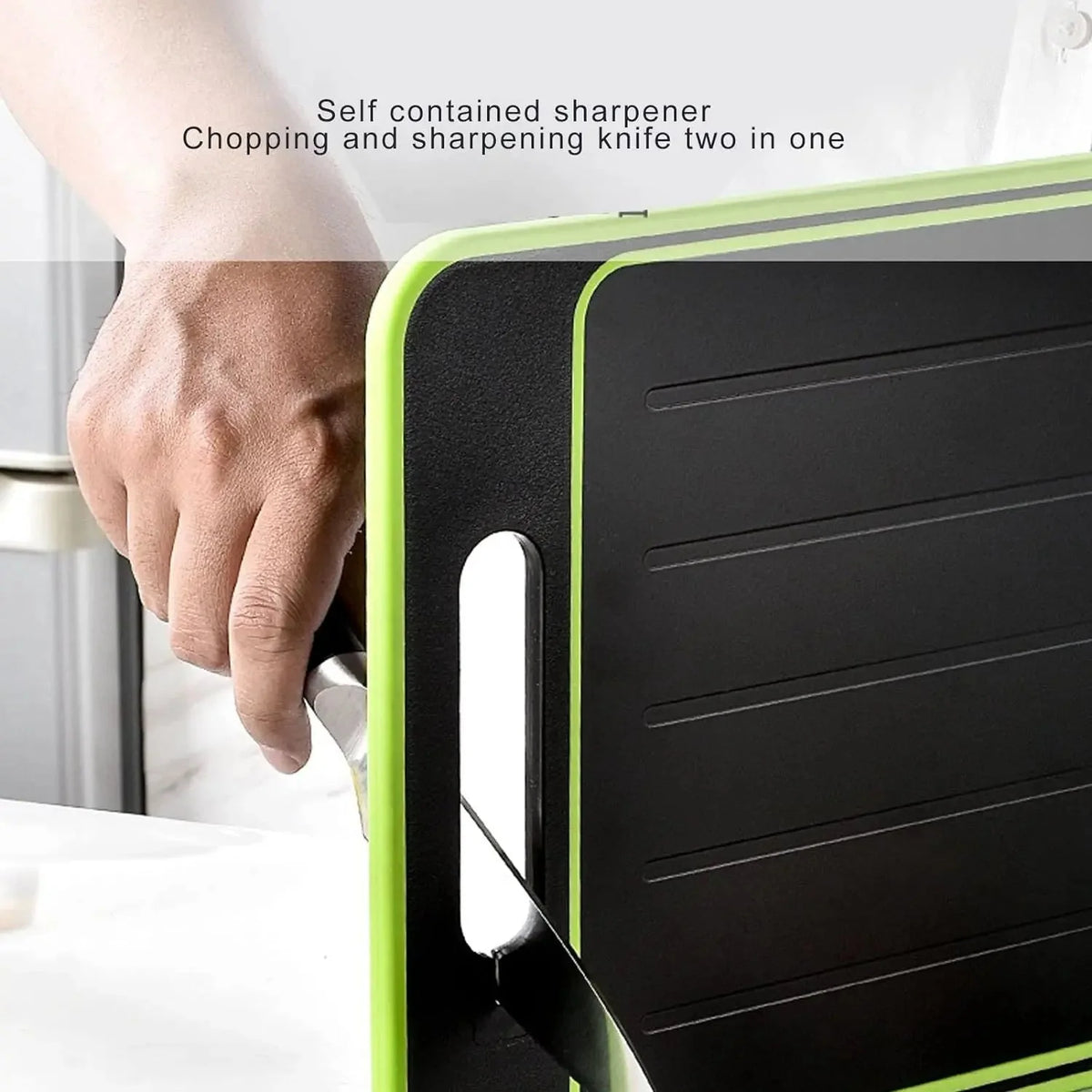 Cutting Board 4-in-1 Defrosting Plate Grater & Knife Sharpener