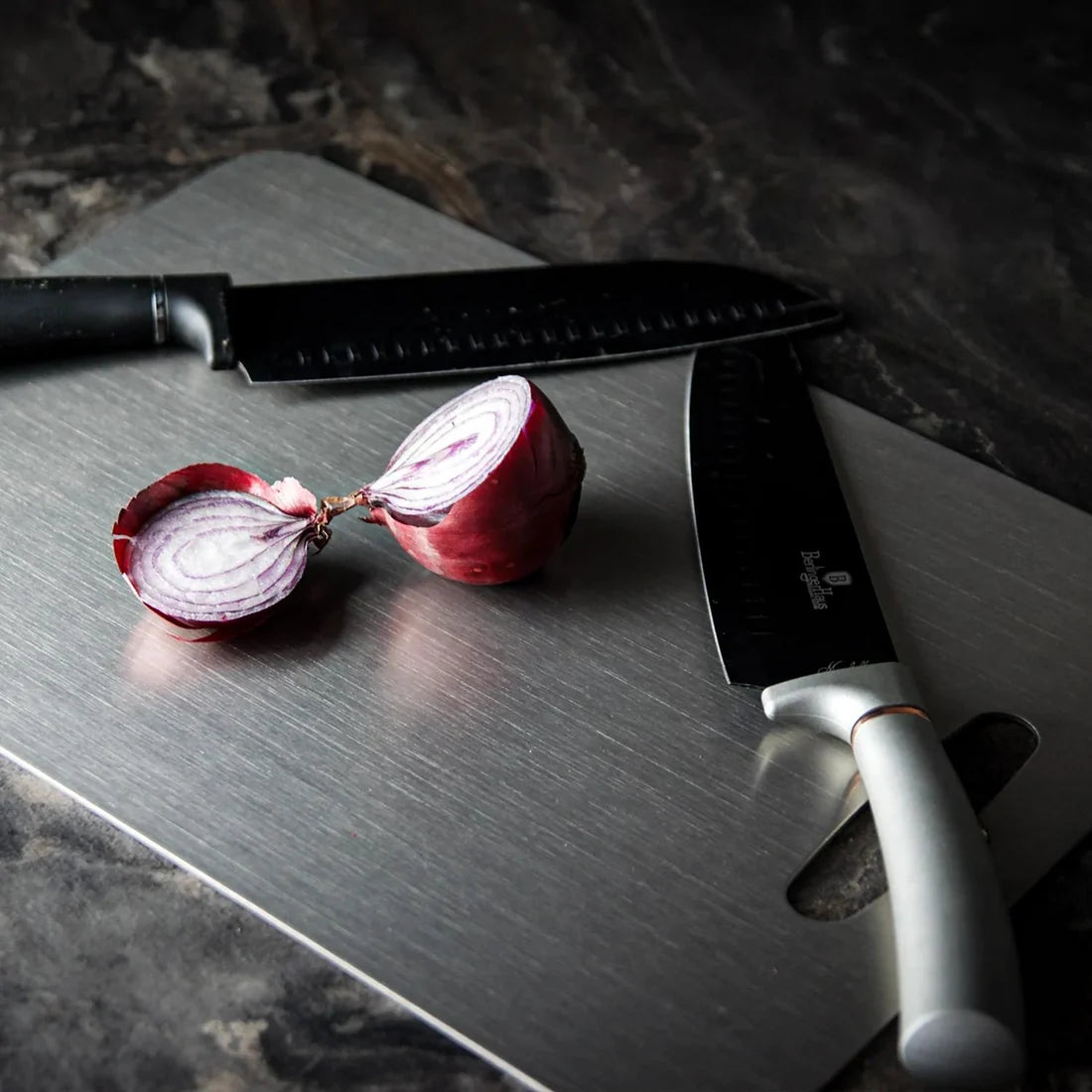 Cutting Board Medical-Grade Titanium Antibacterial & Knife-Friendly