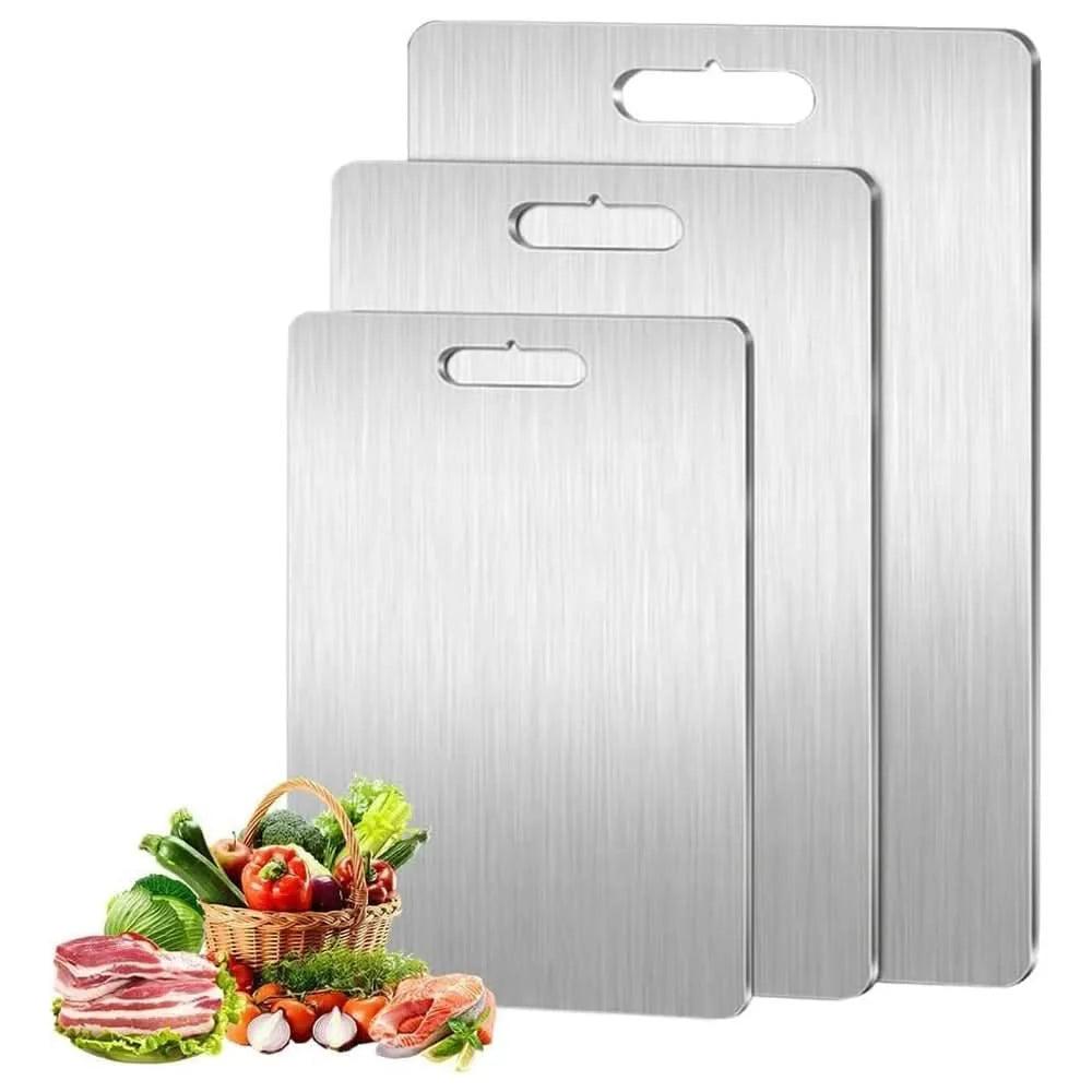 Cutting Board Stainless Steel Non-Slip Hygienic