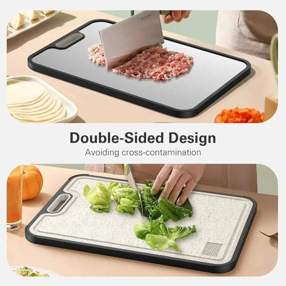 Cutting Board Titanium Double-Sided Non-Slip