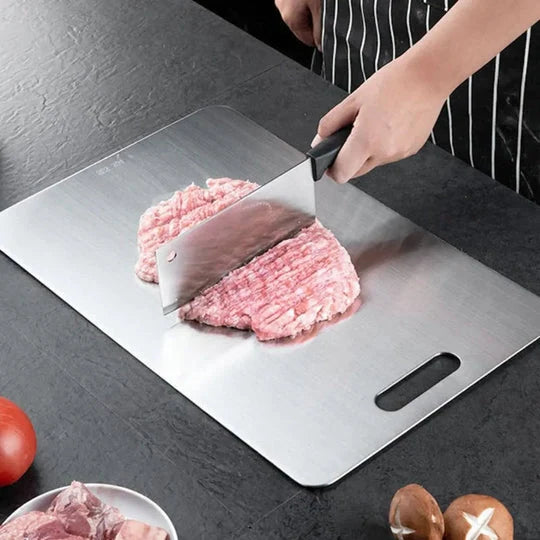 Cutting Board Titanium Double-Sided Resists Cuts & Odors