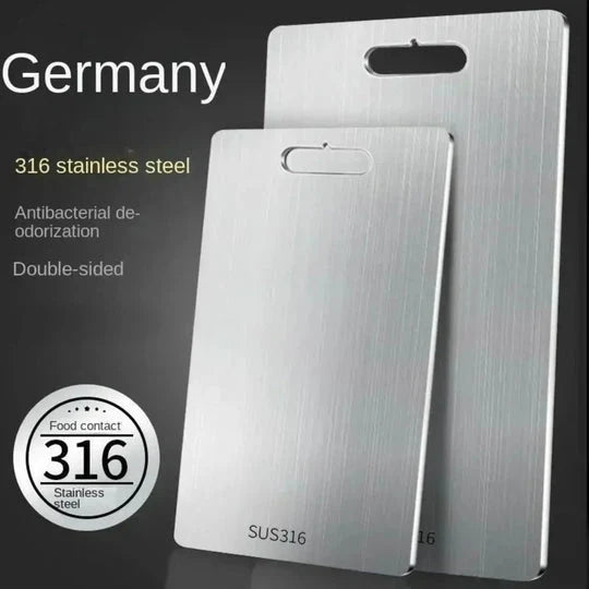 Cutting Board Titanium Double-Sided Resists Cuts & Odors