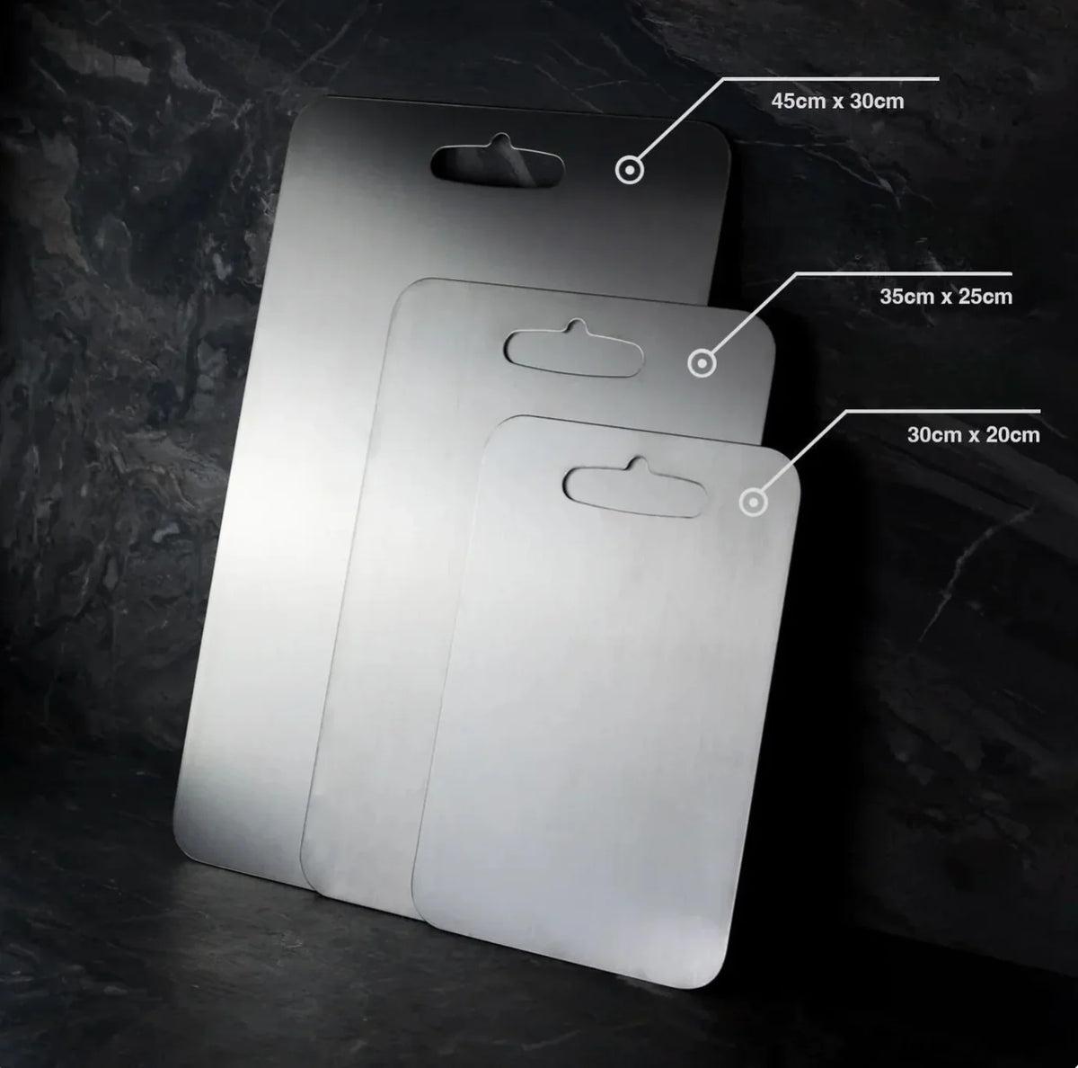 Cutting Board Titanium Scratch-Resistant Dishwasher-Safe