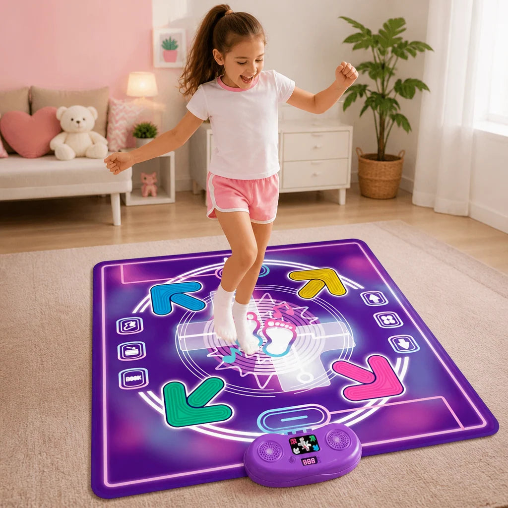 Dance Mat Interactive Musical LED Lights for Kids