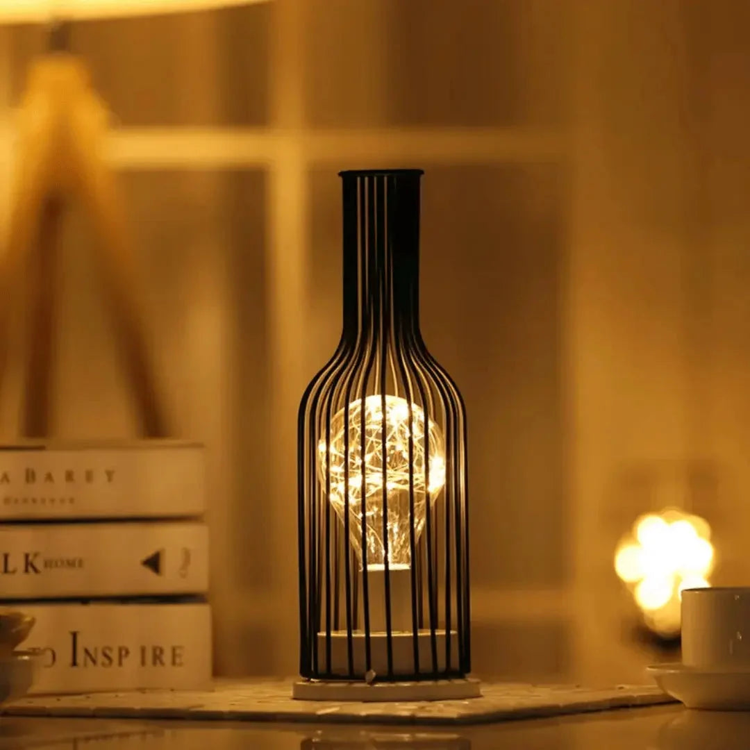 Decanter Lamp Battery-Powered Warm White LED Light