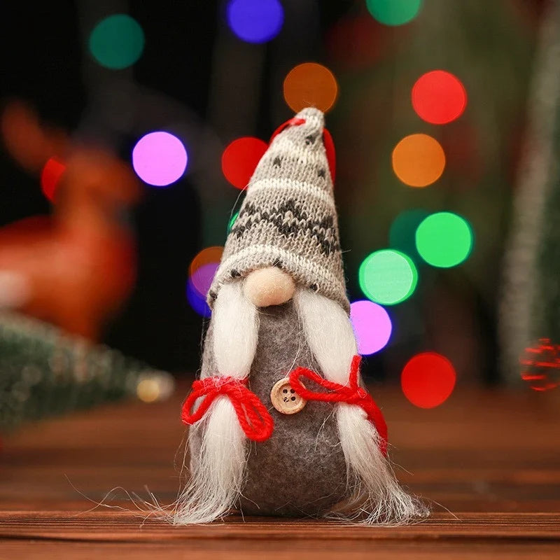 Decorative Christmas Figure Handcrafted Applique Tabletop