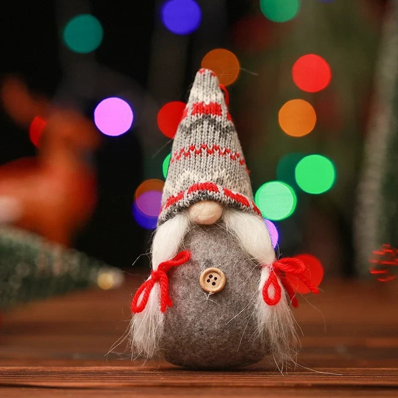 Decorative Christmas Figure Handcrafted Applique Tabletop