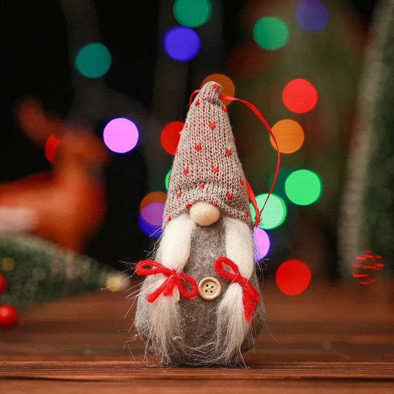 Decorative Christmas Figure Handcrafted Applique Tabletop