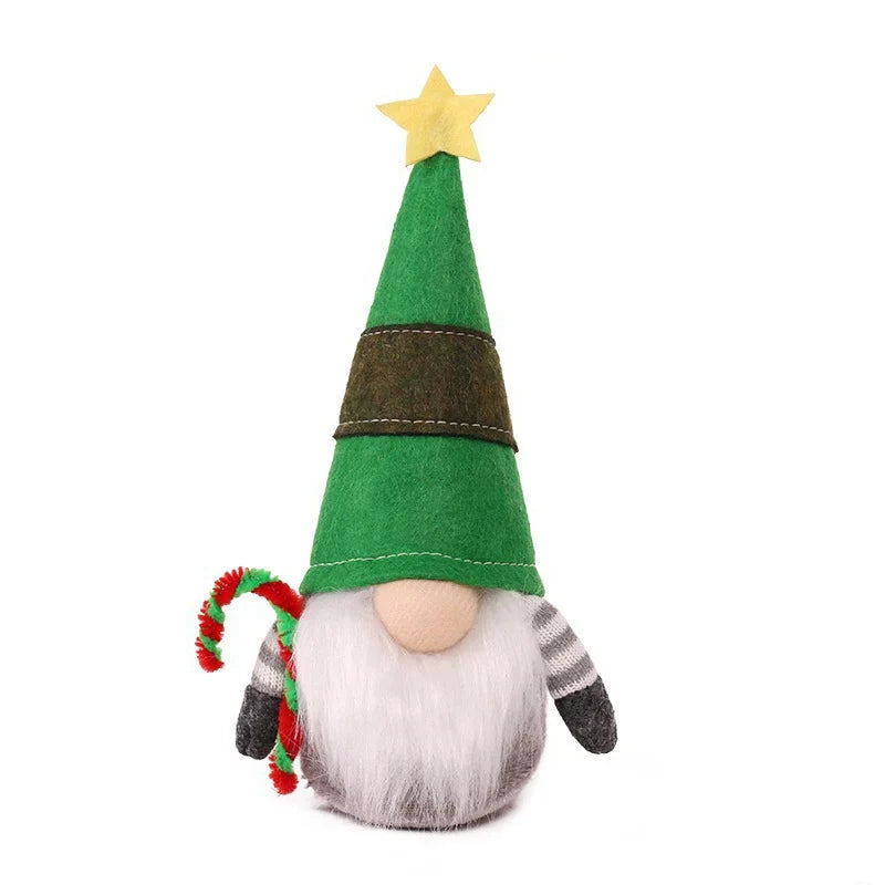 Decorative Christmas Gnome Handcrafted Felt Tall Hat