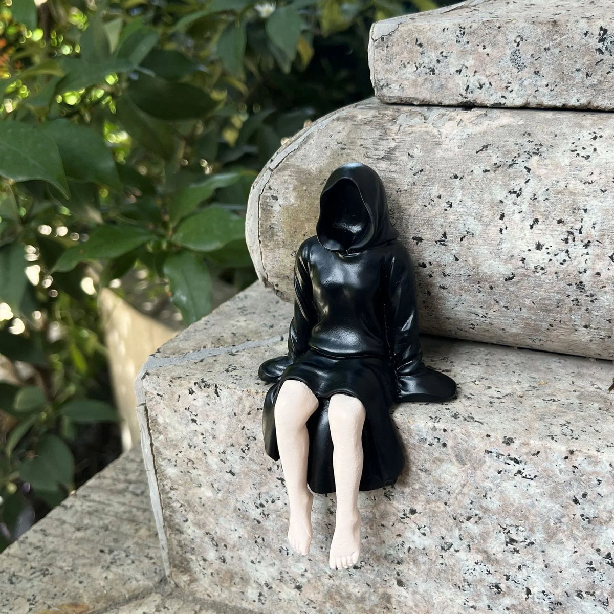 Decorative Figure Hooded Cloak Water-Resistant Indoor & Outdoor