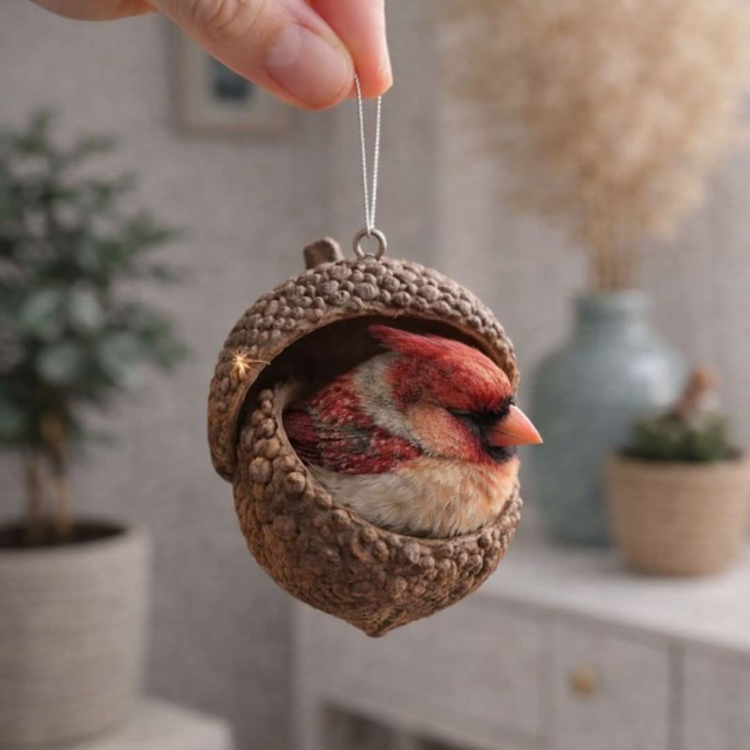 Decorative Figurine Sleeping Woodland Animal Indoor & Outdoor Decor