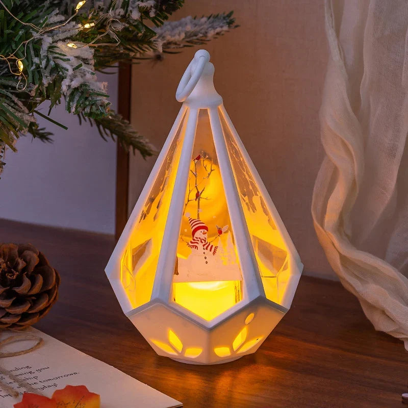 Decorative Lantern Festive Holiday Warm Glow & Energy-Saving