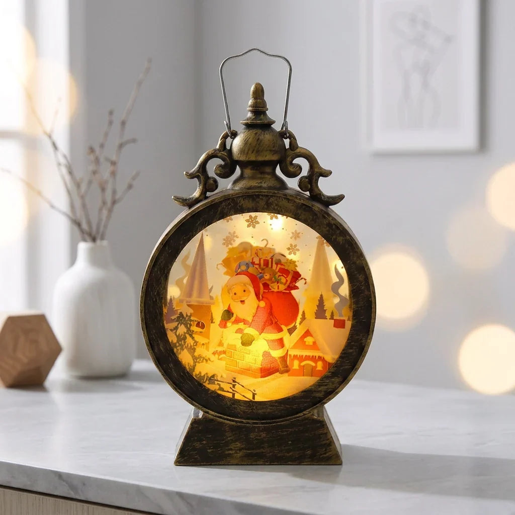 Decorative Lantern Warm White LED Lightweight Handle