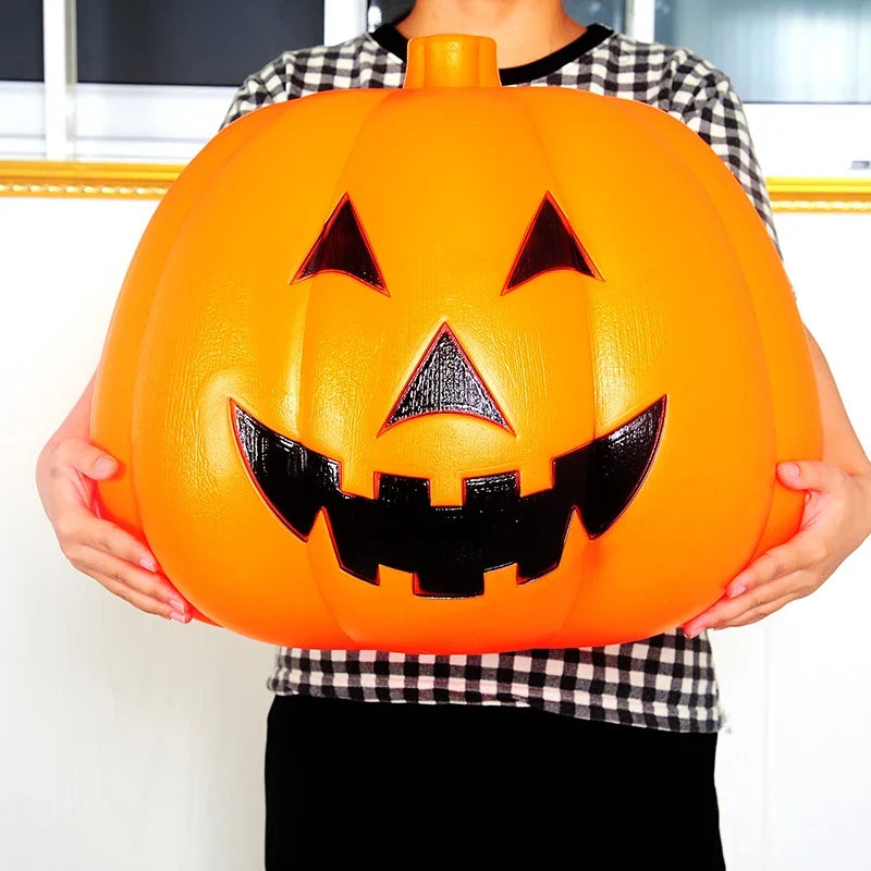 Decorative Pumpkin Carved Jack-O'-Lantern Indoor Outdoor