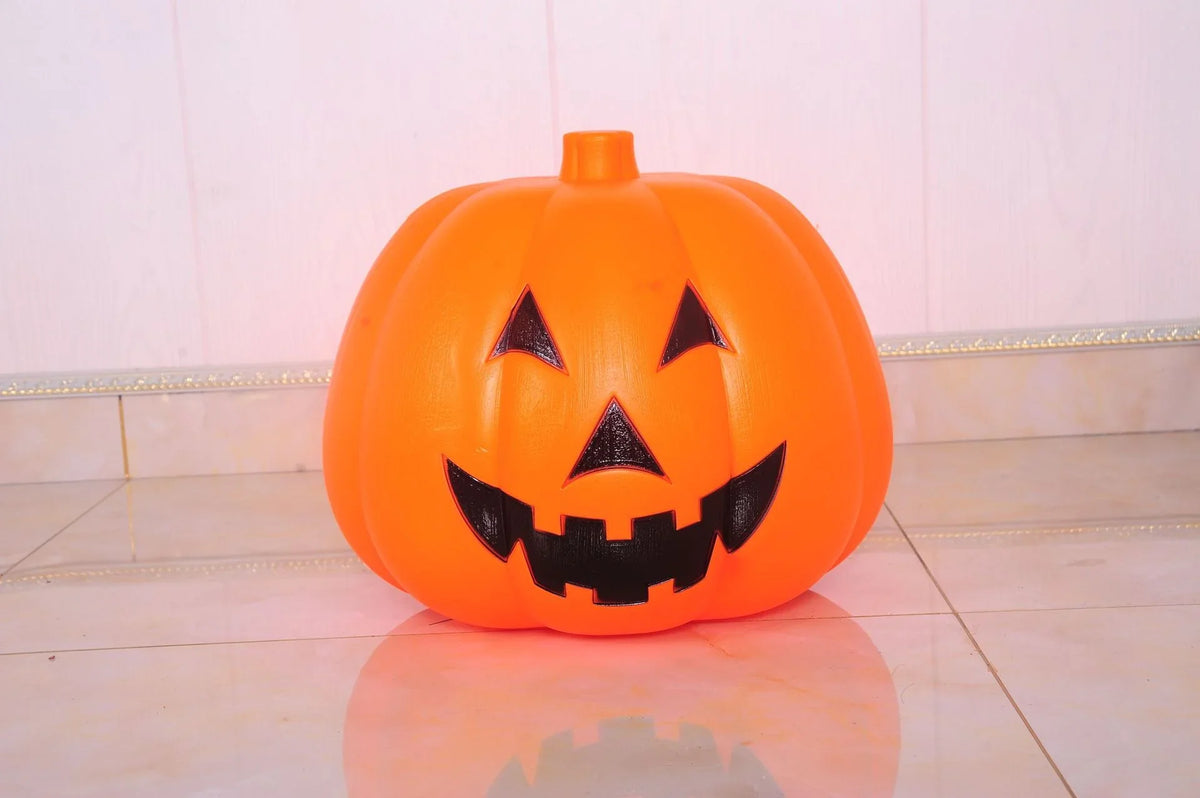 Decorative Pumpkin Carved Jack-O'-Lantern Indoor Outdoor