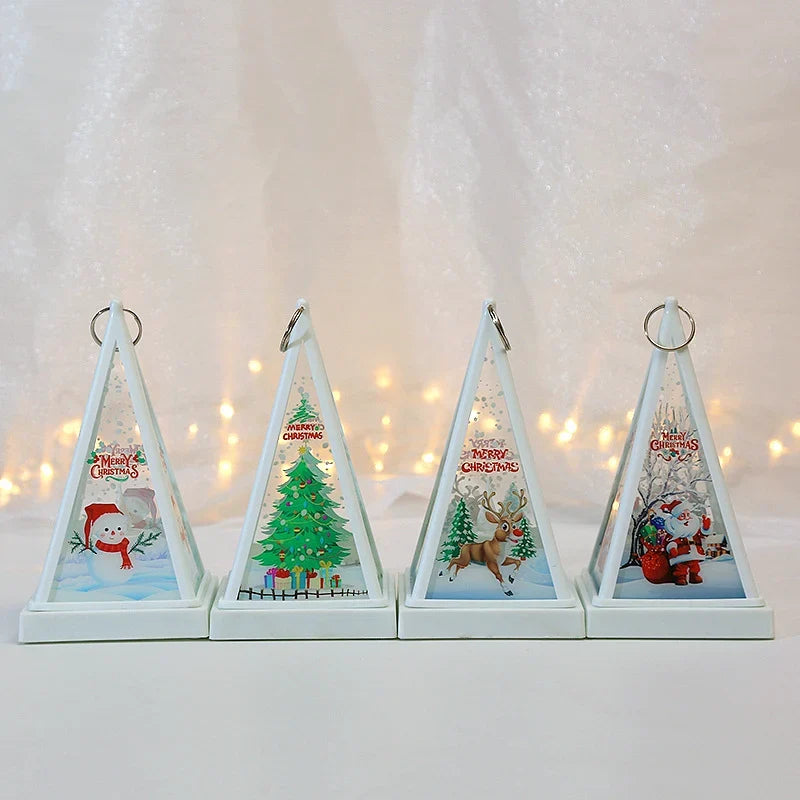 Decorative Table Lamp Festive Motif LED Warm Glow