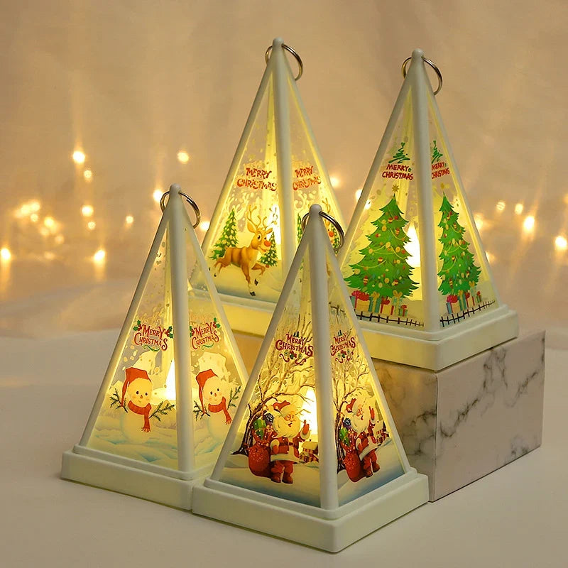 Decorative Table Lamp Festive Motif LED Warm Glow