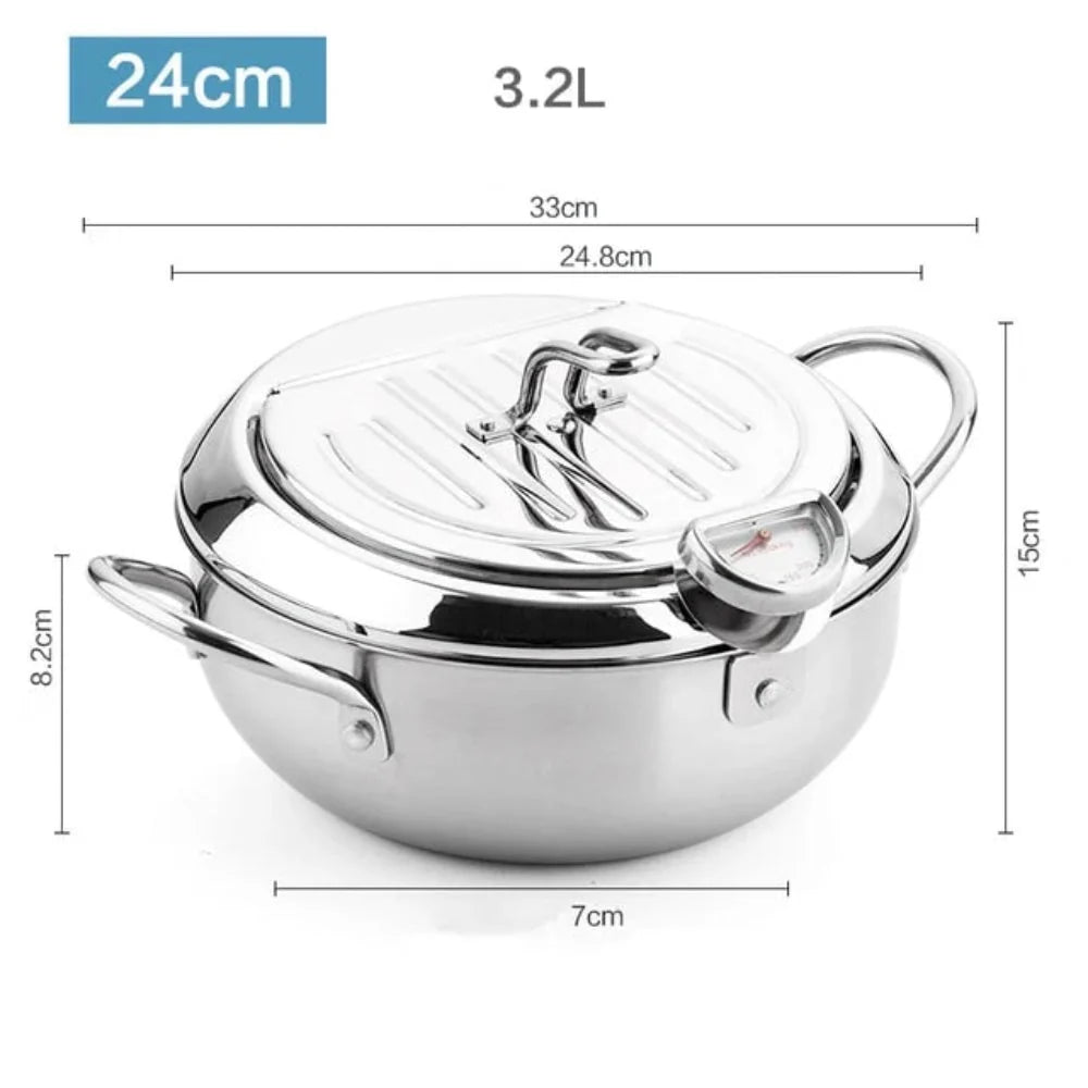 Deep Fryer Thermostatic Control Removable Pot & Basket
