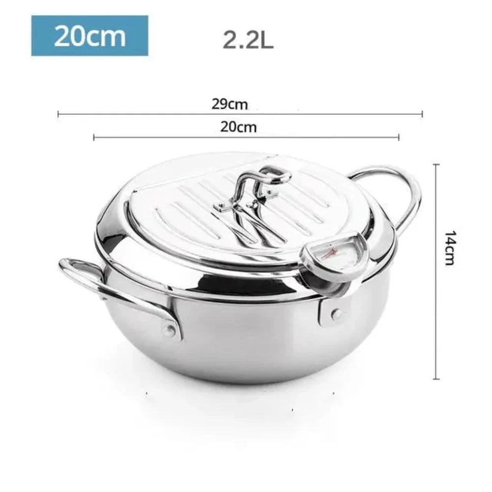 Deep Fryer Thermostatic Control Removable Pot & Basket