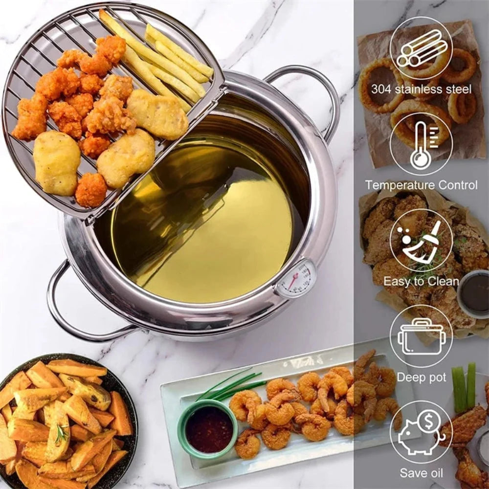 Deep Fryer Thermostatic Control Removable Pot & Basket