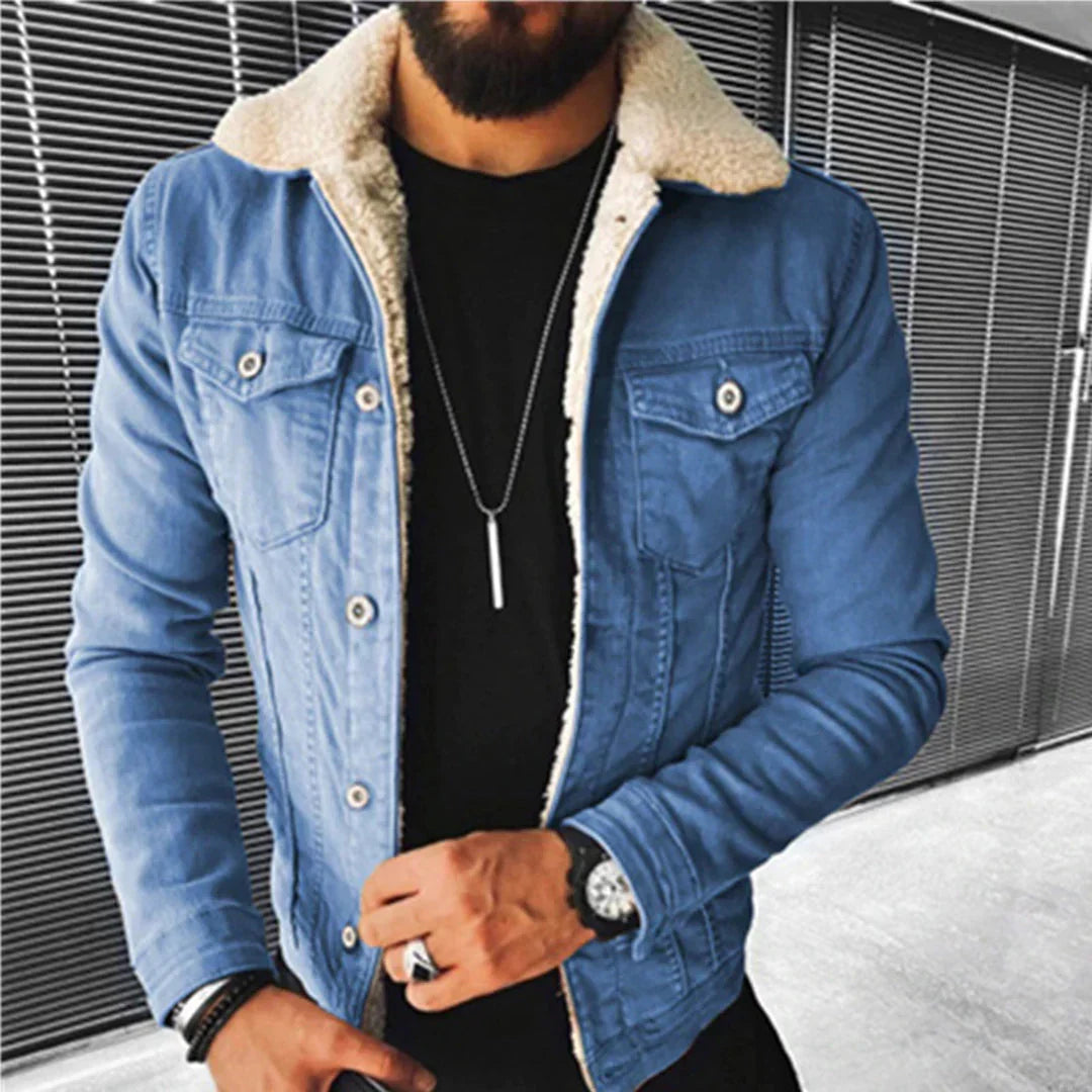 Denim Jacket Cotton Regular Fit Button Front