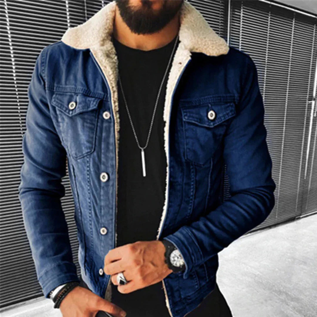Denim Jacket Cotton Regular Fit Button Front