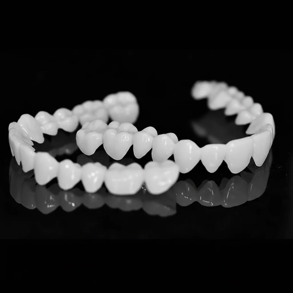 Dental Veneers White Adjustable Fit Reusable