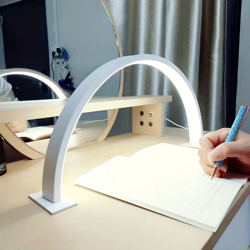 Desk Lamp Curved LED Arc Touch Dimmable USB Powered
