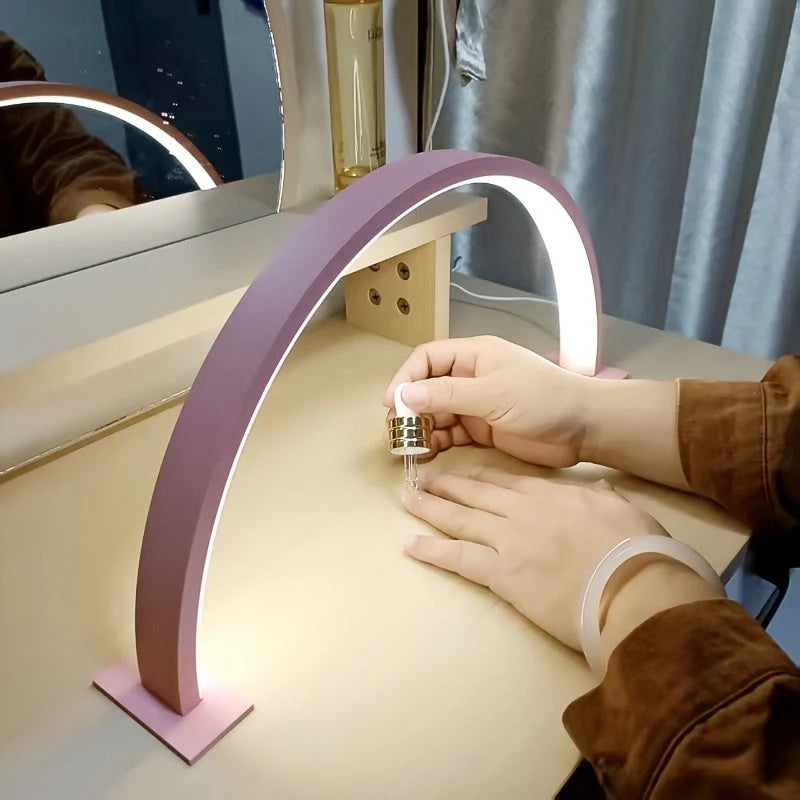 Desk Lamp Curved LED Arc Touch Dimmable USB Powered