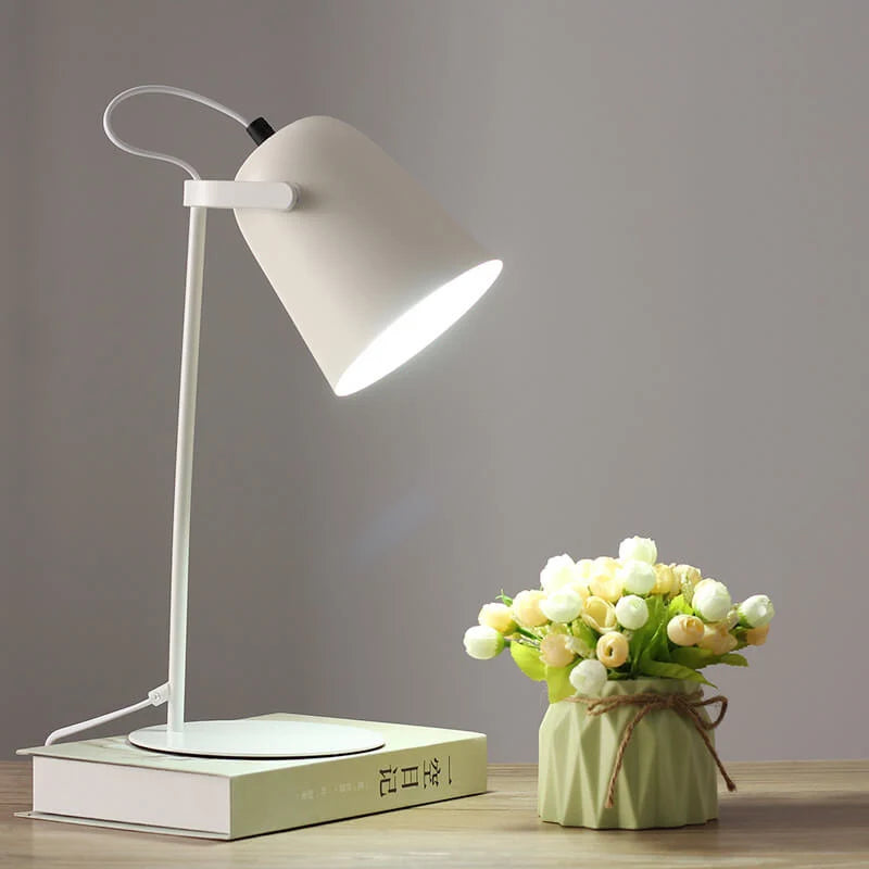 Desk Lamp Metal Tilting Head Diffused Panel