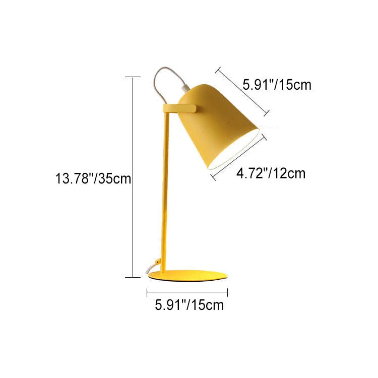 Desk Lamp Metal Tilting Head Diffused Panel