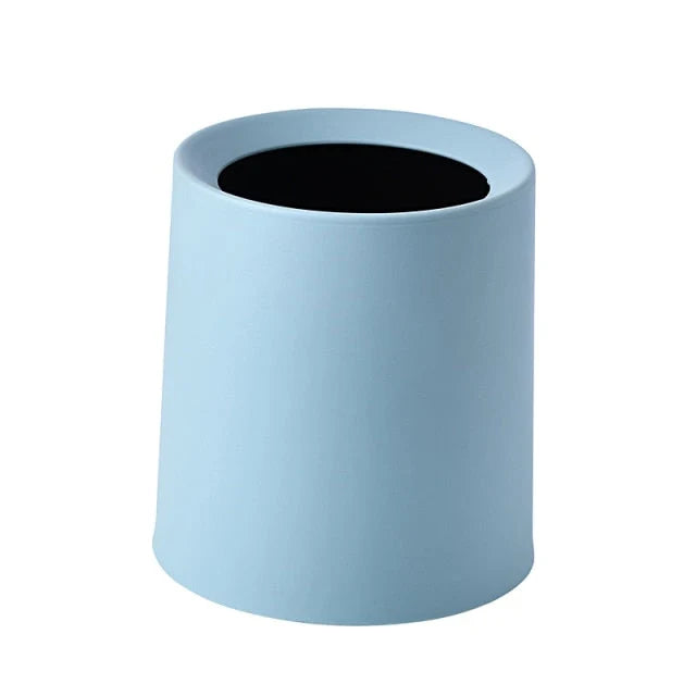 Desktop Waste Bin Double-Layer Compact Plastic