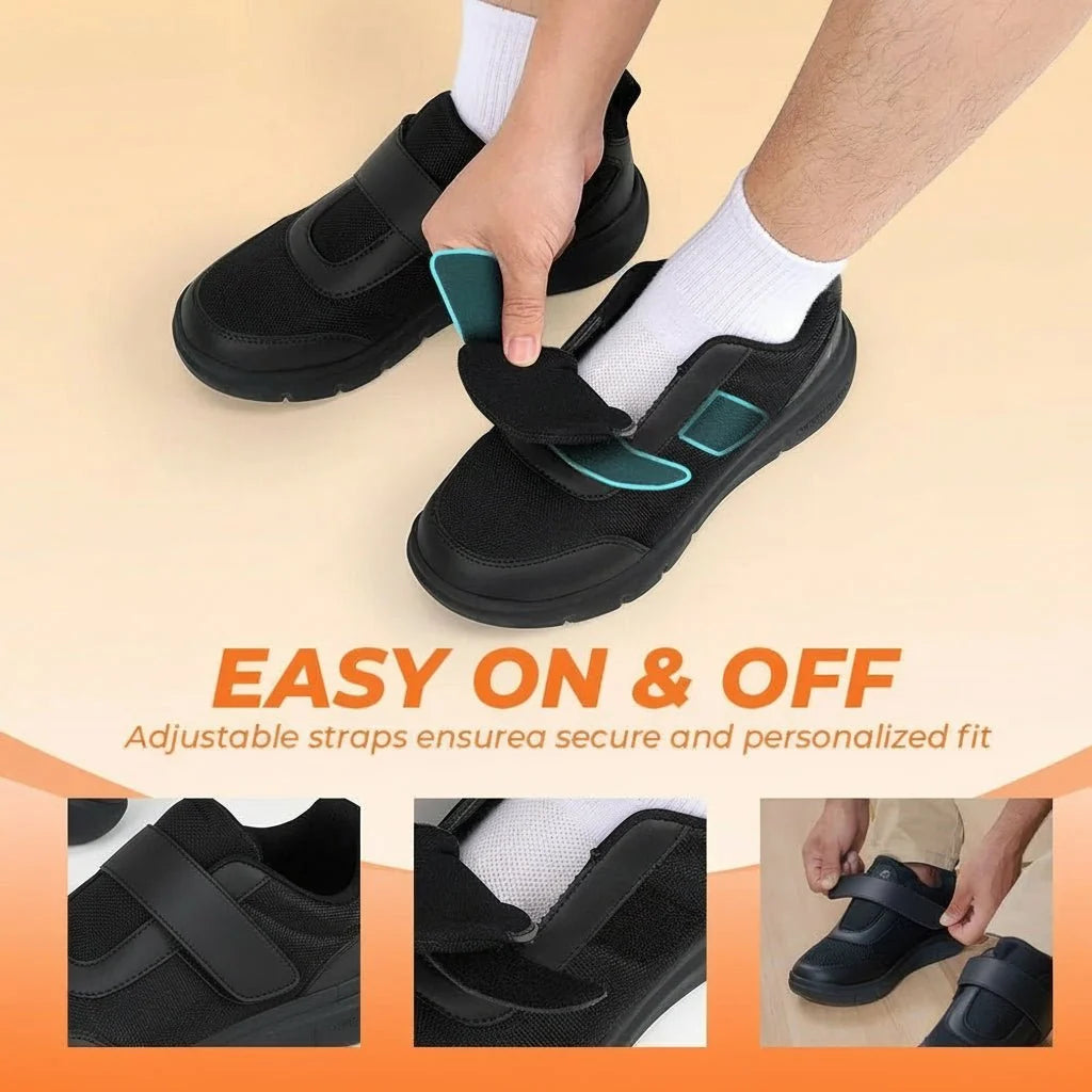Diabetic Shoes Extra-Wide Fit Orthopedic Support Breathable Mesh
