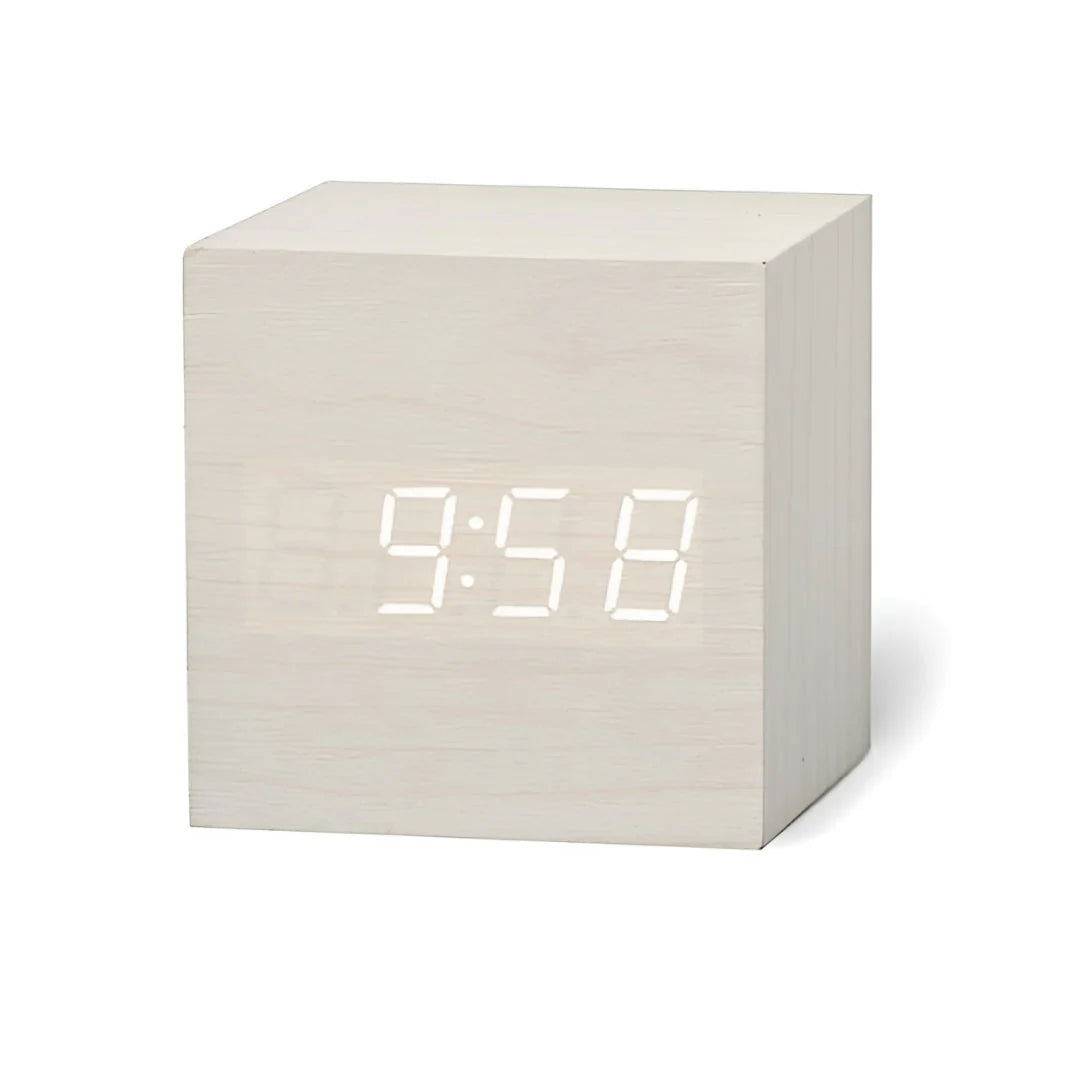 Digital Desk Clock Adjustable Brightness Thermometer & Countdown Timer
