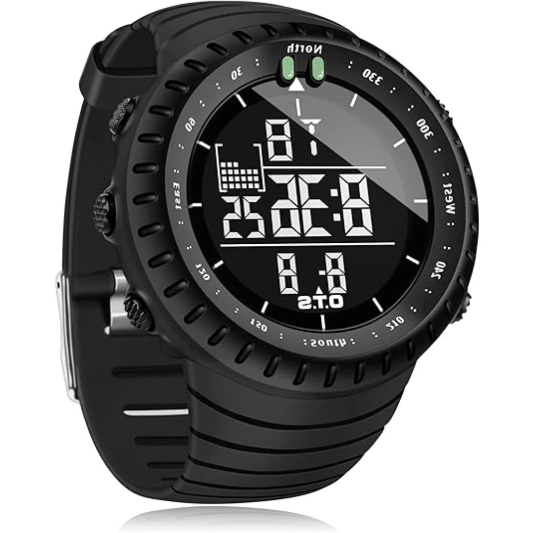 Digital Watch Waterproof & Shock-Resistant LED Backlight
