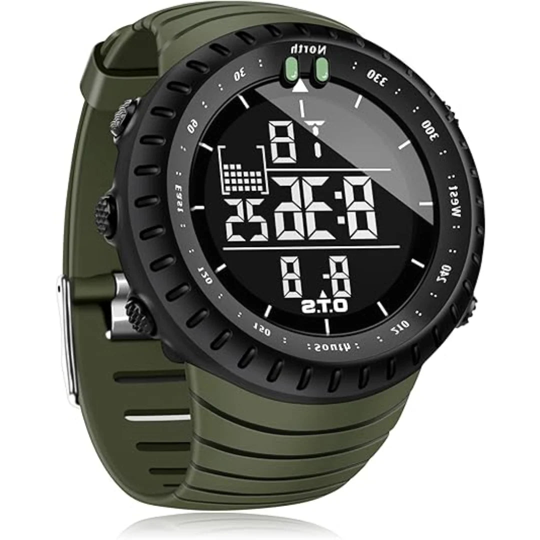 Digital Watch Waterproof & Shock-Resistant LED Backlight