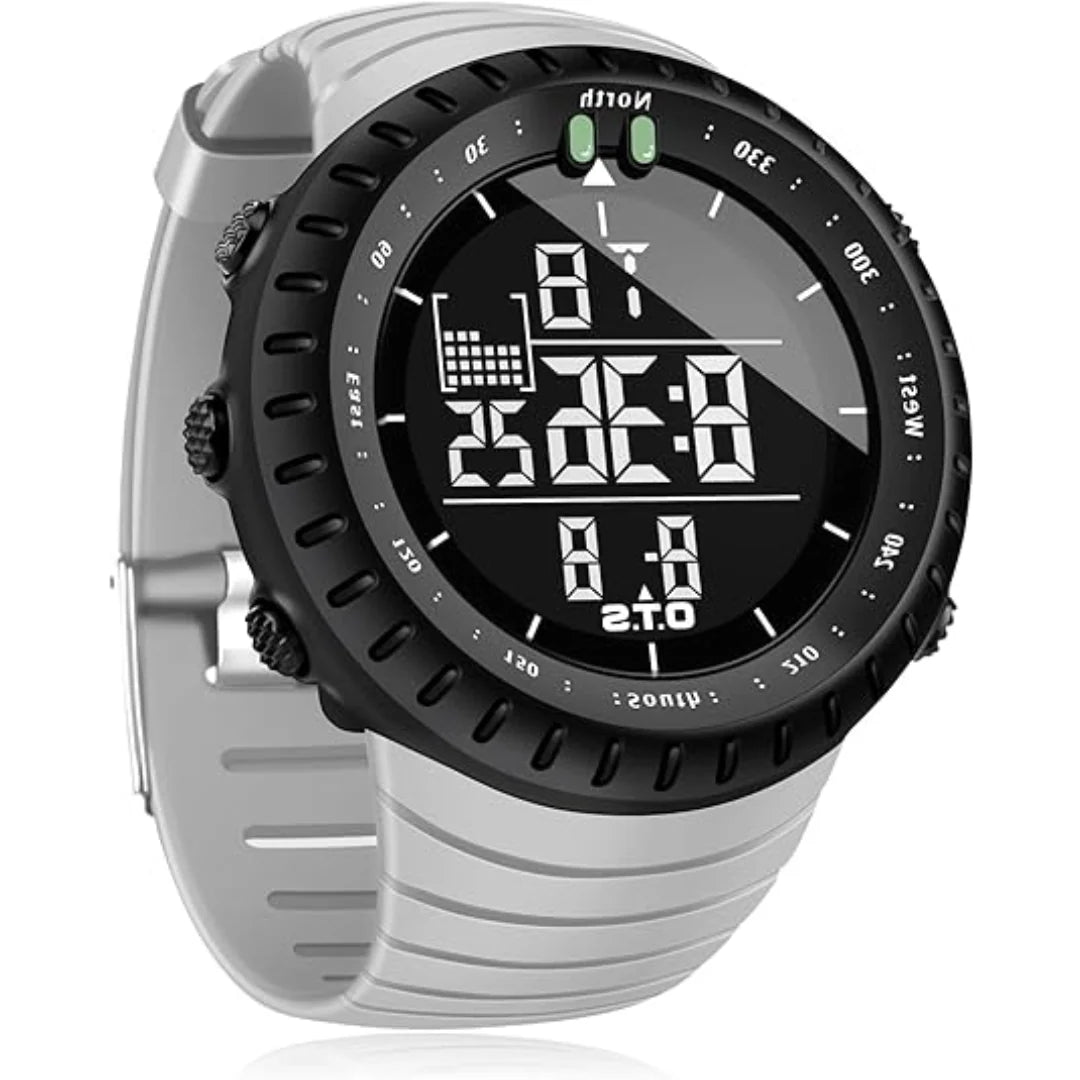 Digital Watch Waterproof & Shock-Resistant LED Backlight