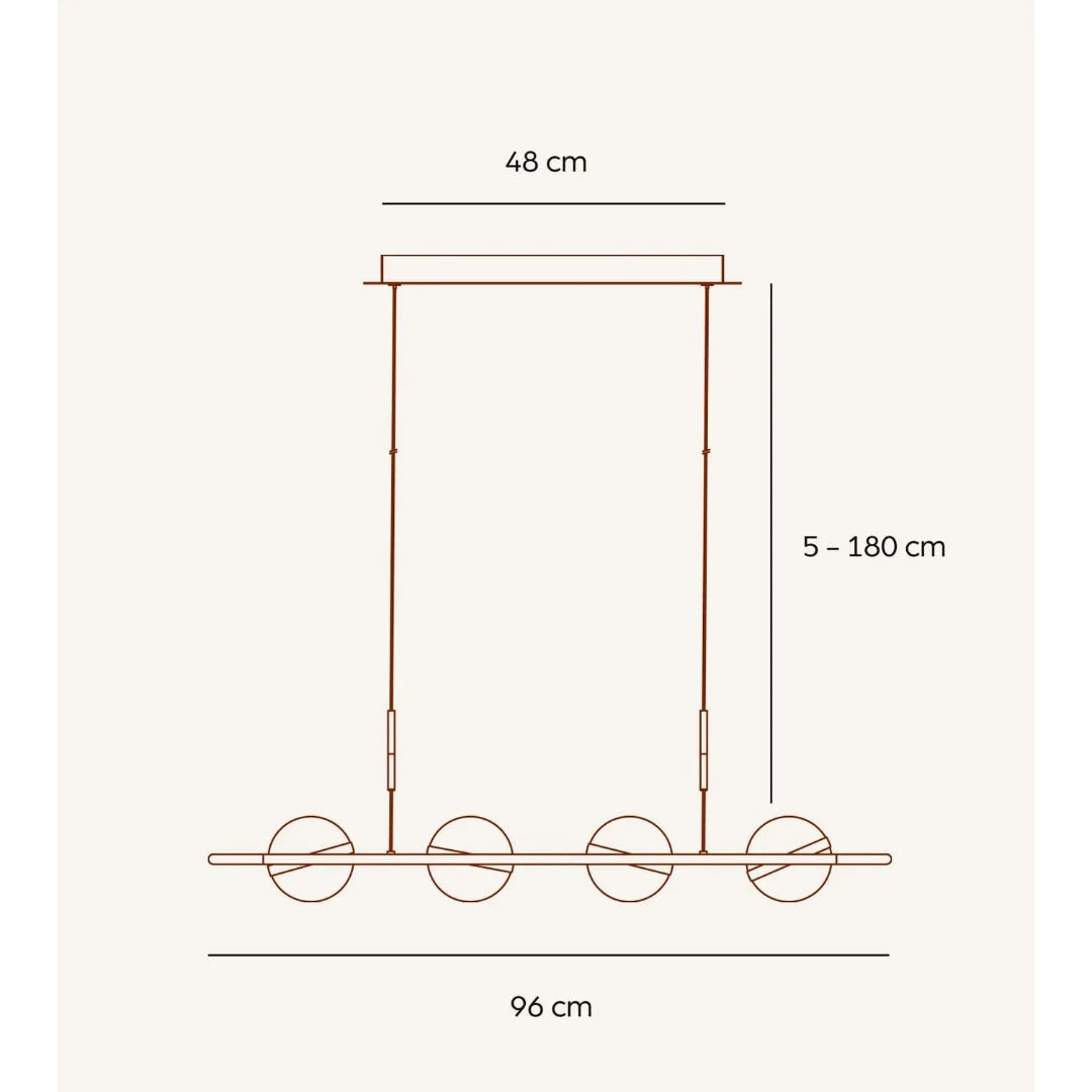 Dining Pendant Light Tool-Free Height-Adjustable Sleek Shade