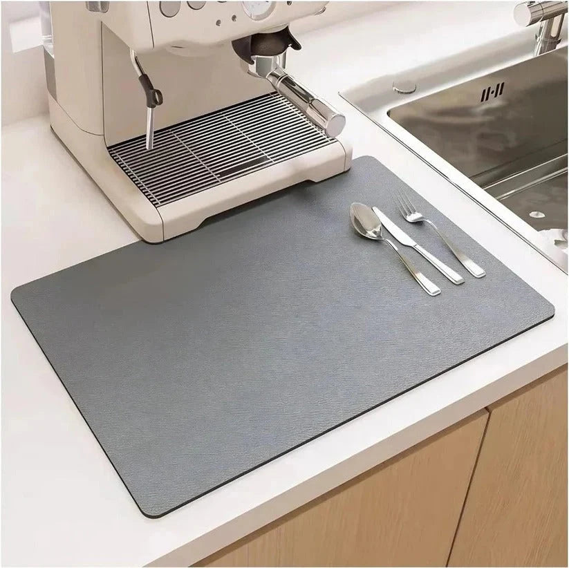 Dish Drying Mat Porous Microfiber Quick-Drying