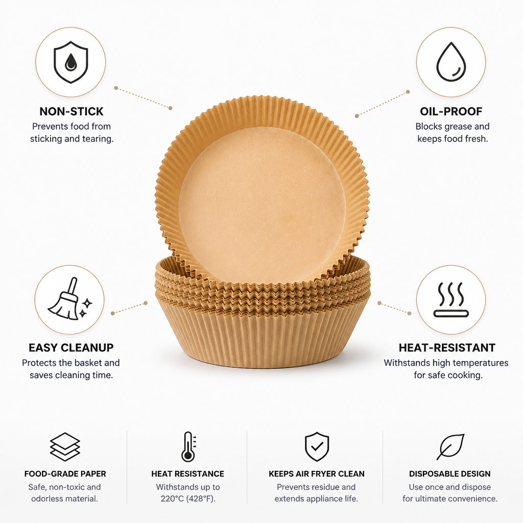 Disposable Non-Stick Air Fryer Liner