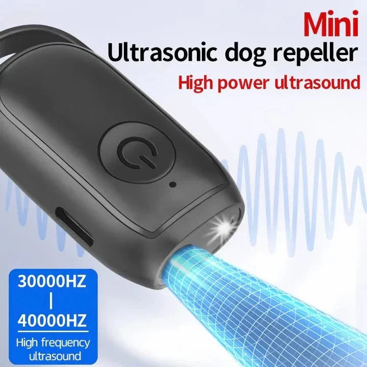 Dog Bark Repeller Ultrasonic Pocket-Sized Single-Button