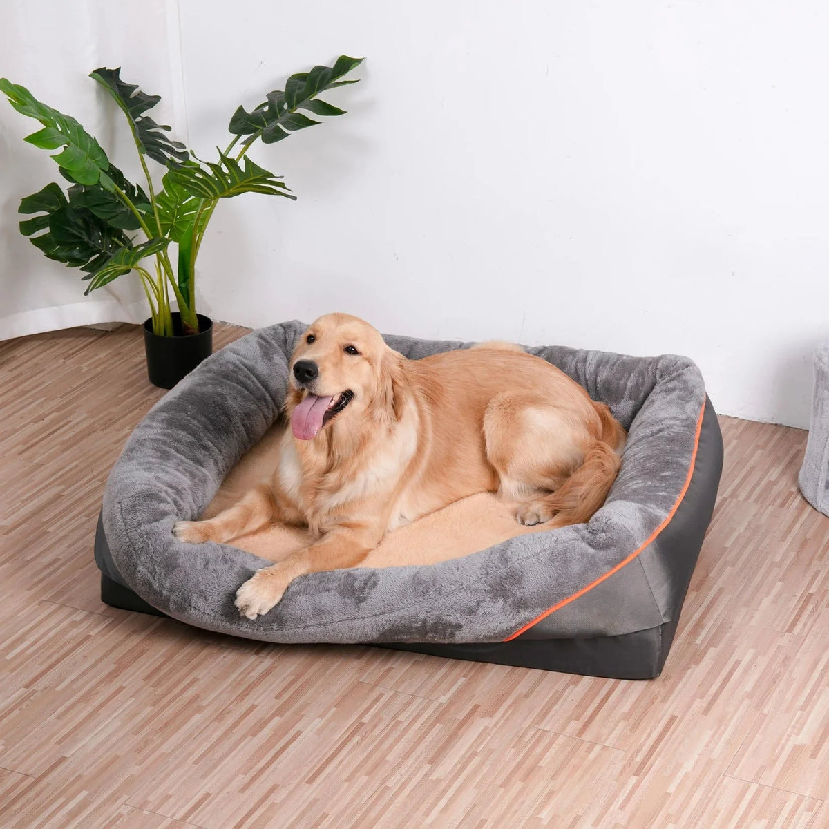Dog Bed Orthopedic Foam Waterproof & Machine-Washable Cover