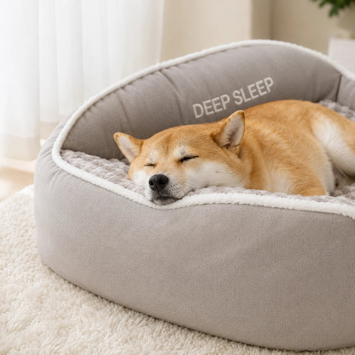 Dog Bed Orthopedic Memory Foam Removable Washable Cover