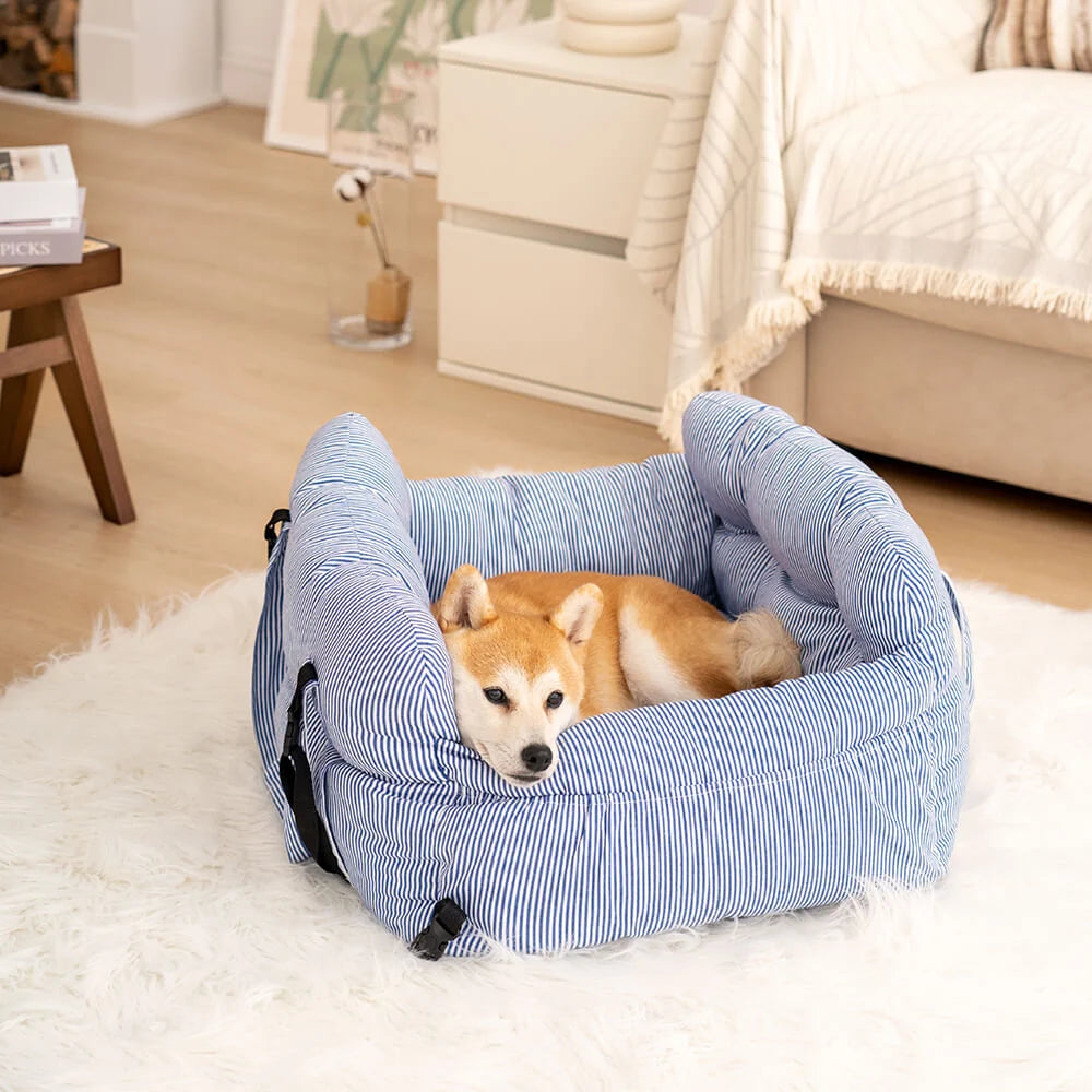 Dog Booster Seat Padded Adjustable Straps & Tether
